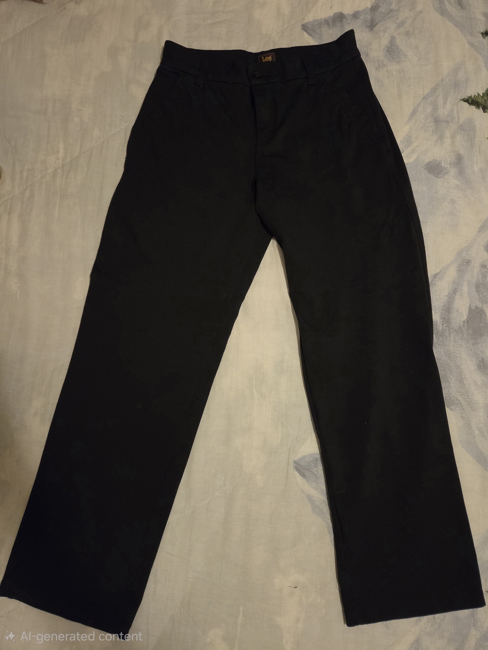 Lee Women's Black Boot-Cut Pants